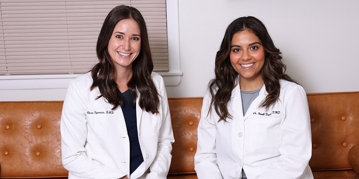 Both Doctors Sitting on Couch
